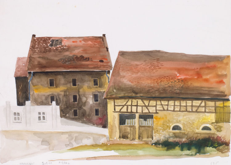 watercolor painting by Walter Ferro - Taunus Brot